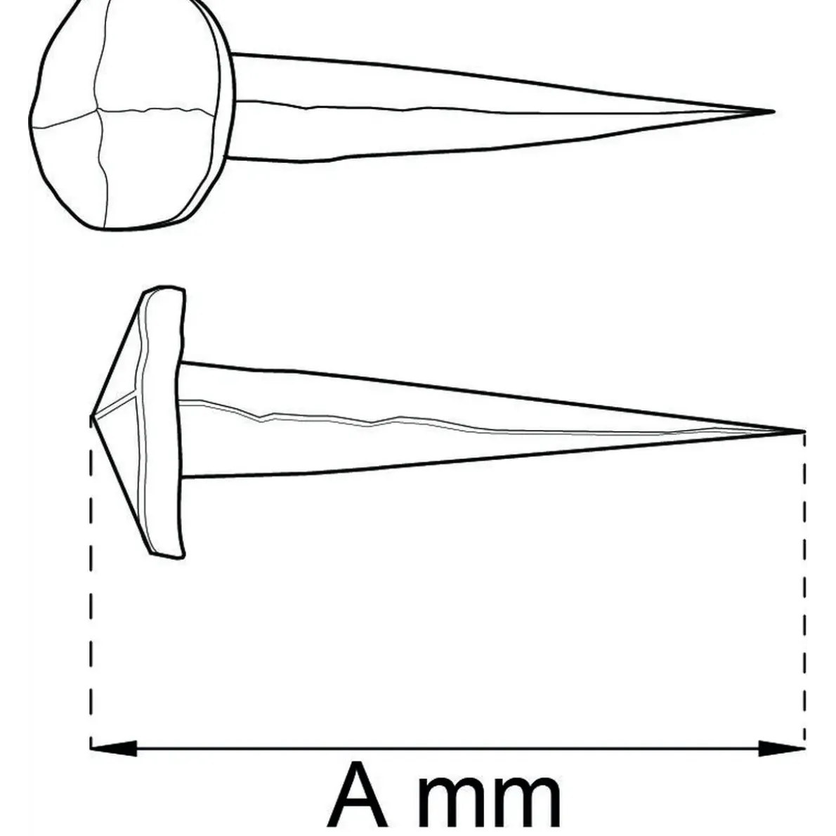 DEKORSPIK SMIDE 75MM 2ST