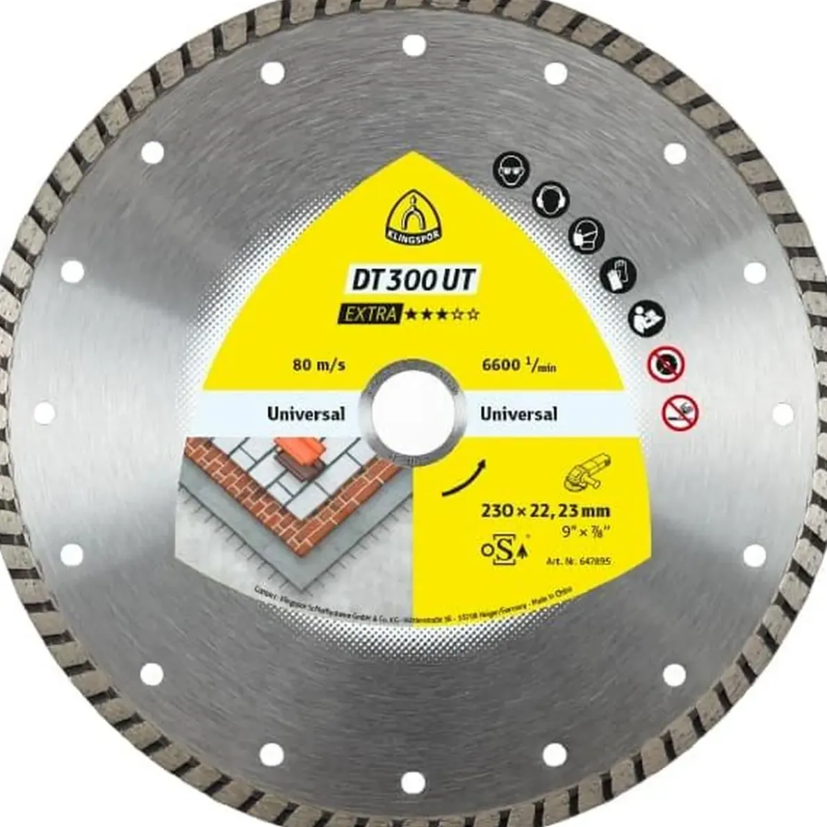 DIAMANTKAPSKIVA DT300UT EXTRA SLUTEN/7 180X2,2X22,23MM