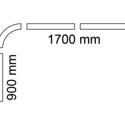 DRAPERISKENA VIT 90X170CM