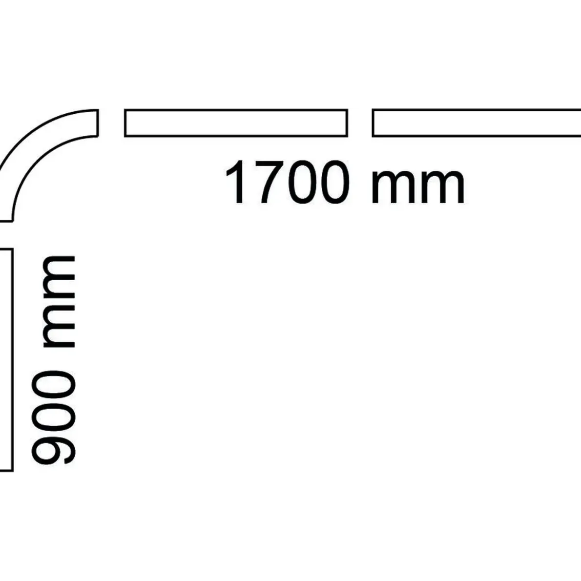DRAPERISKENA VIT 90X170CM