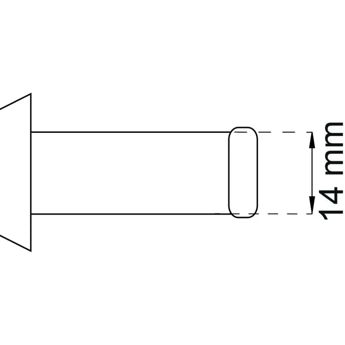 DÖRRÖGA 6544 KROM D14MM