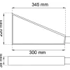 DÖRRSTOPP 390 GRÅ 300X220MM