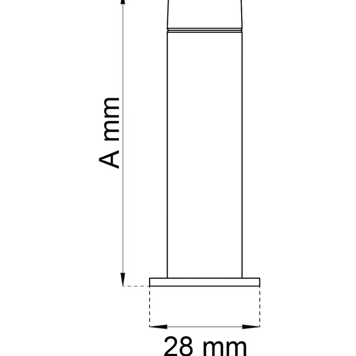 DÖRRSTOPP 2890 MÄSS 75MM