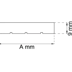 DÖRRTRÖSKEL EK 75X2000MM