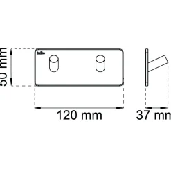 DUBBELKROK EDGE P RF 50X120MM SB