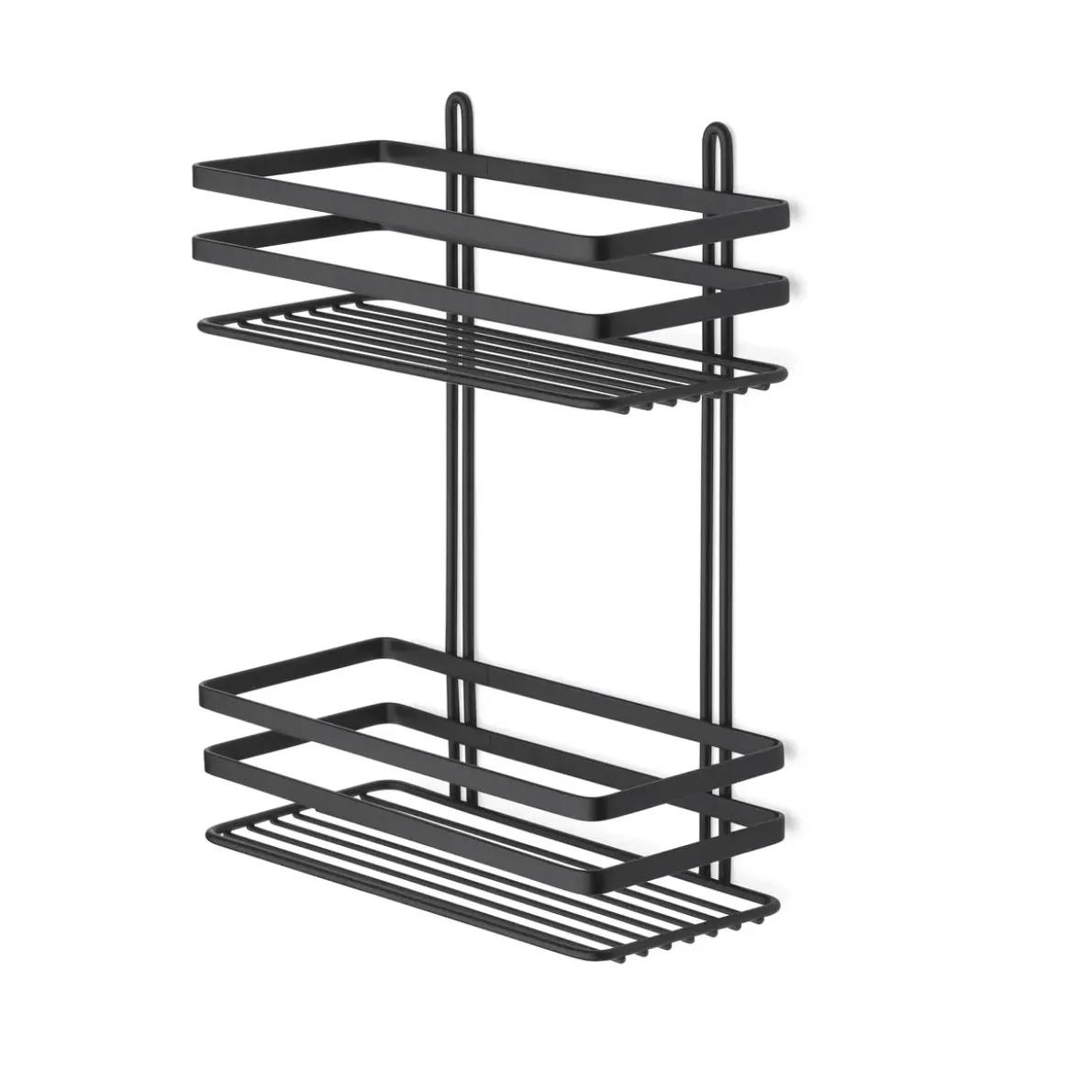 DUSCHKORG LUNARIA 2-PLAN SVART 320X250MM