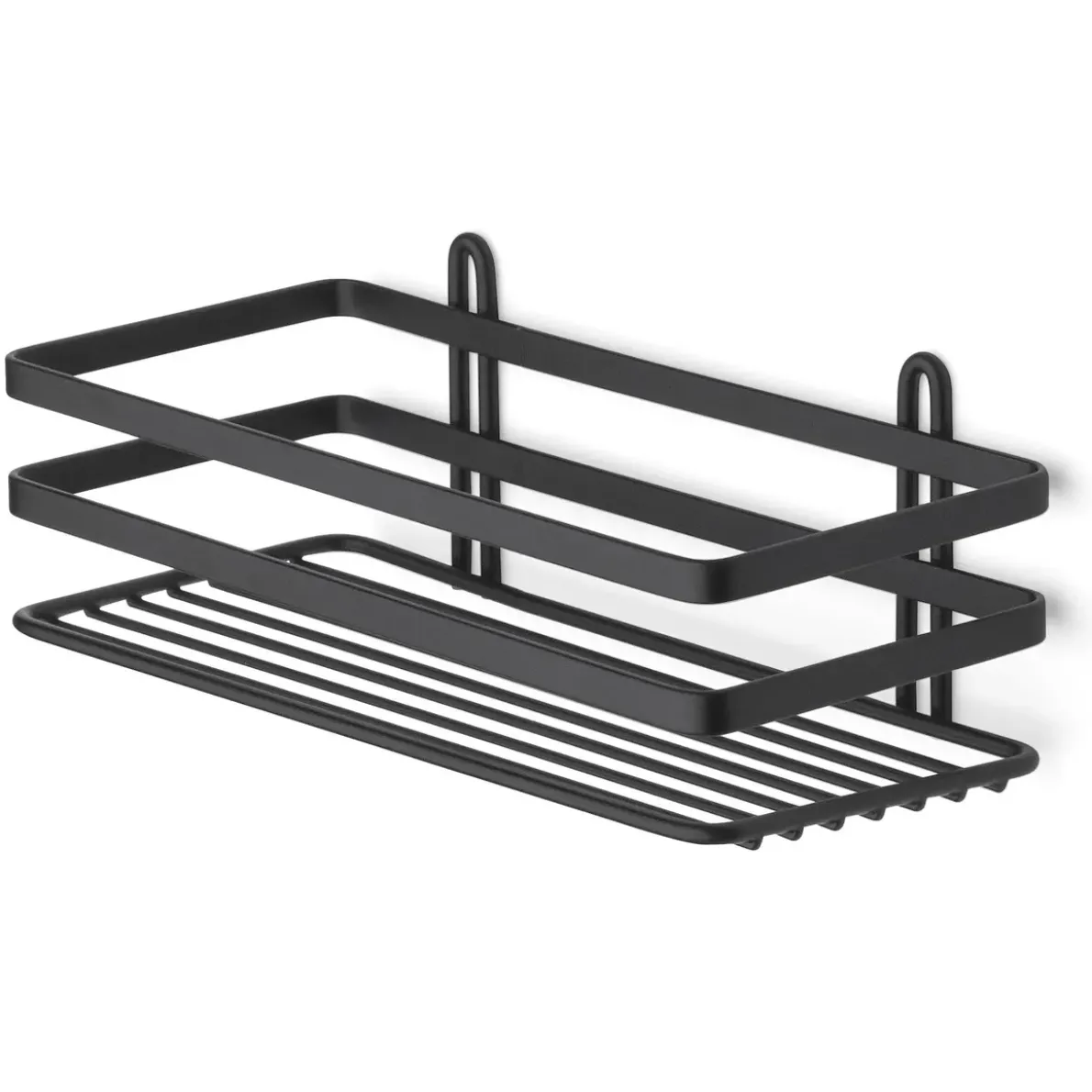 DUSCHKORG LUNARIA 1-PLAN SVART 90X250MM
