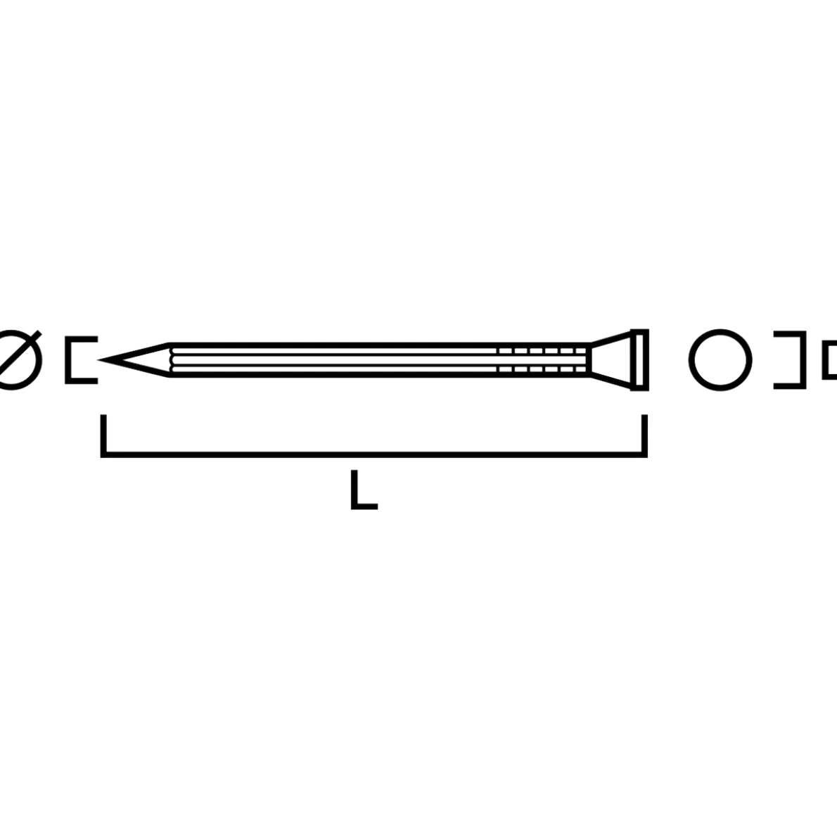 DYCKERT ELFÖRZINKAD GUL 2X50MM 40ST
