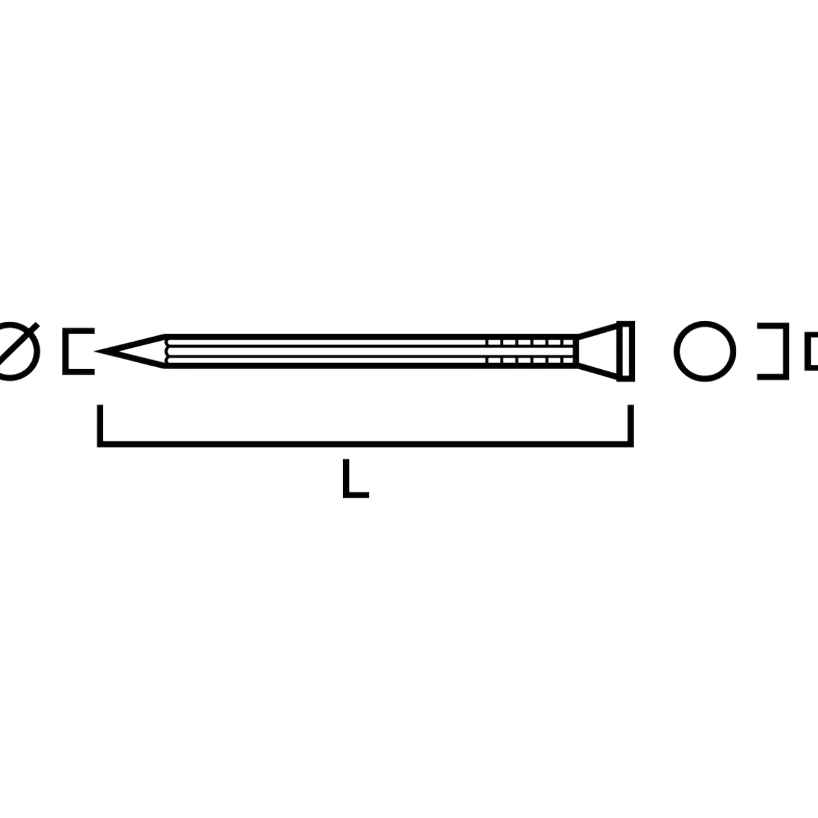 DYCKERT ELFÖRZINKAD VIT NCS0502-Y 50X2MM 40ST