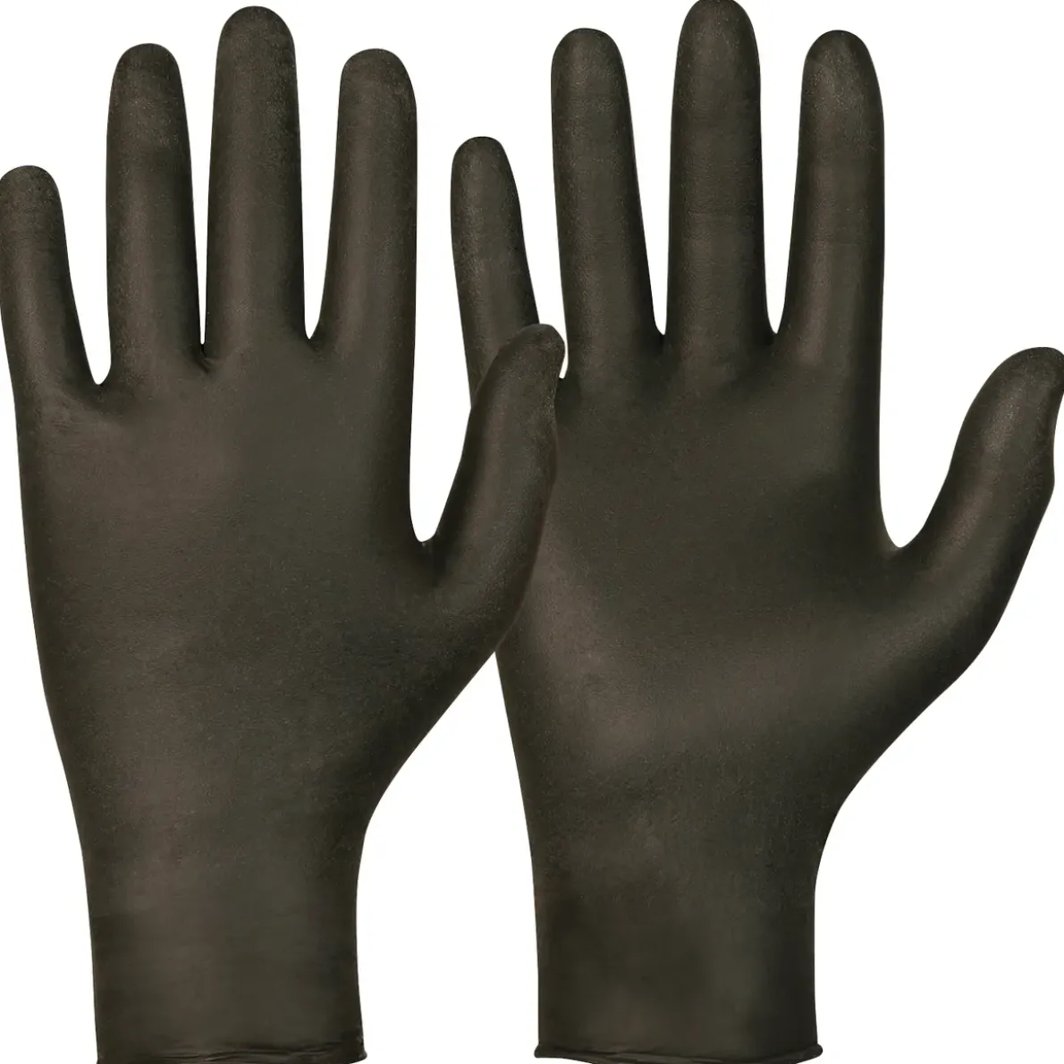 ENGÅNGSHANDSKE 628NITRIL SVART V:3.5±0.3G STL L