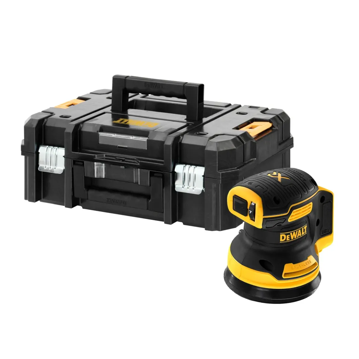 EXCENTERSLIPMASKIN DCW210NT SOLO TSTAK 18V 125MM