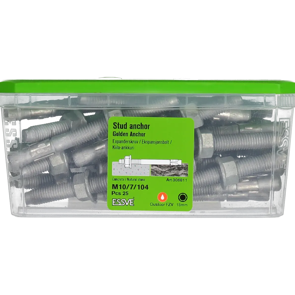 EXPANDER GOLDEN ANCHOR FZV M10/7/104 25ST