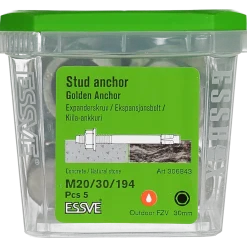 EXPANDER GOLDEN ANCHOR FZV M20/30/194 5ST