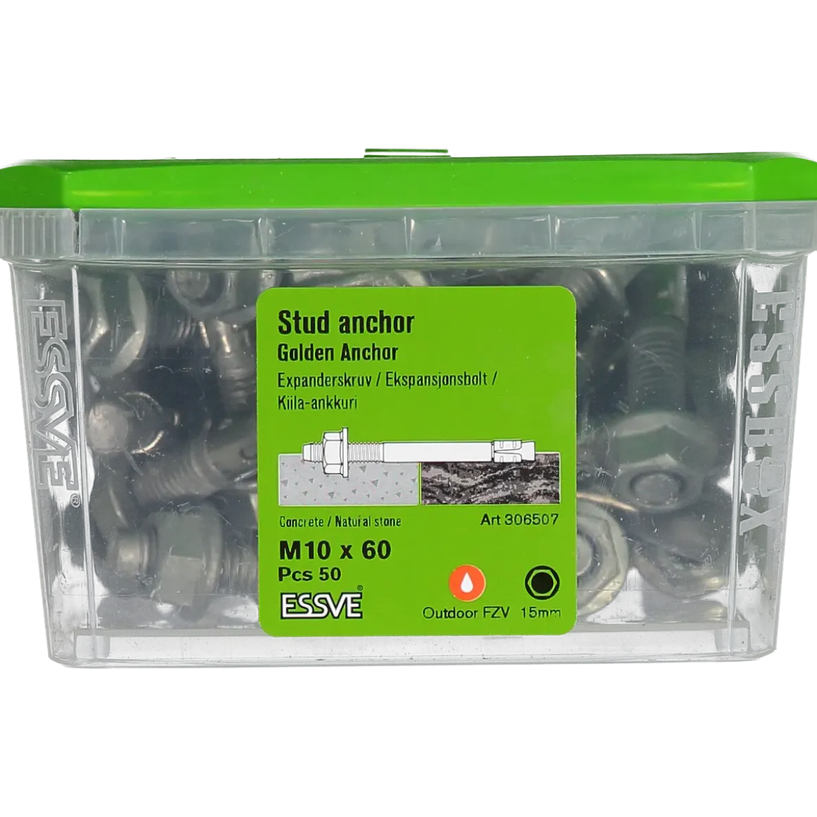 EXPANDER GOLDEN ANCHOR FZV M10X60 50ST