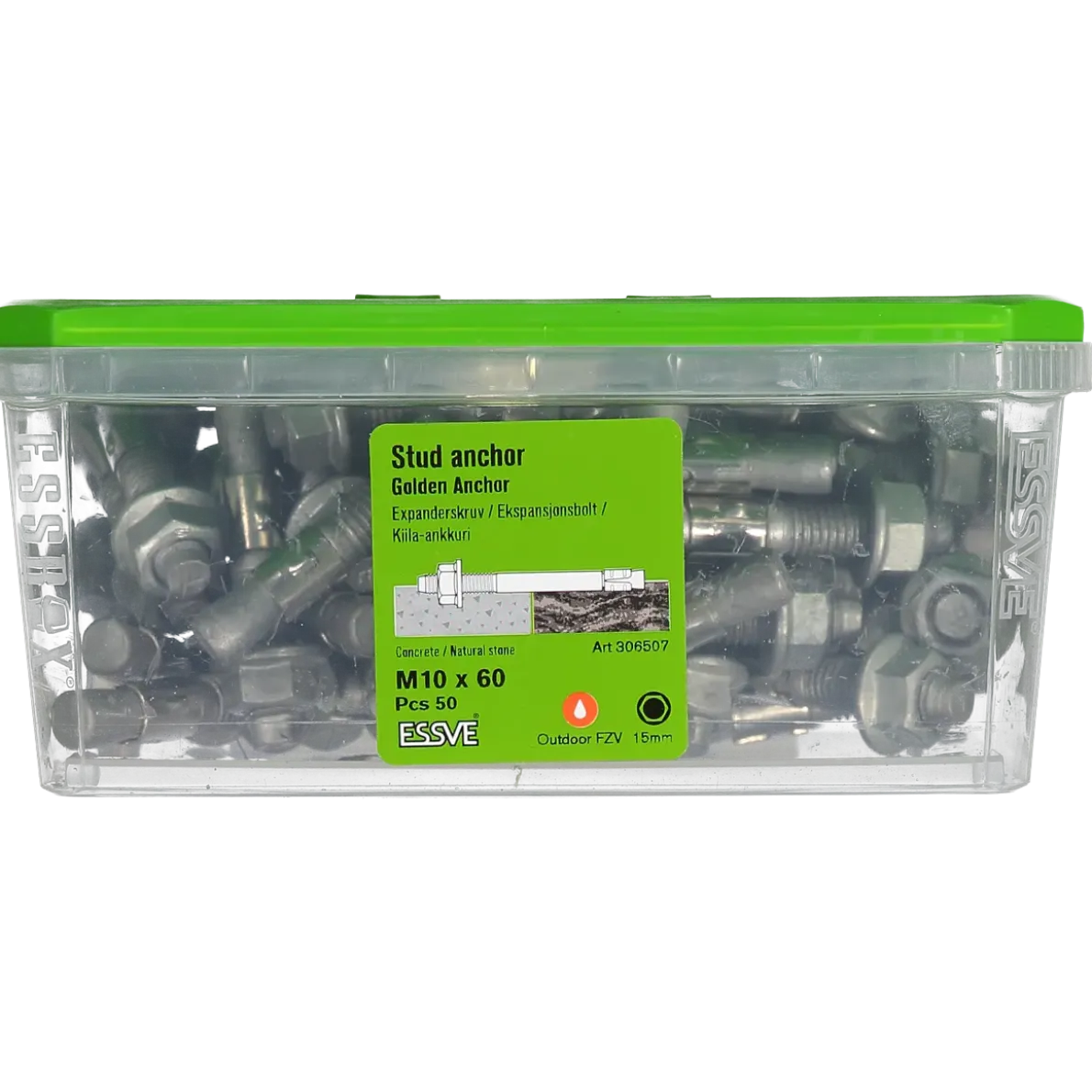 EXPANDER GOLDEN ANCHOR FZV M10X60 50ST
