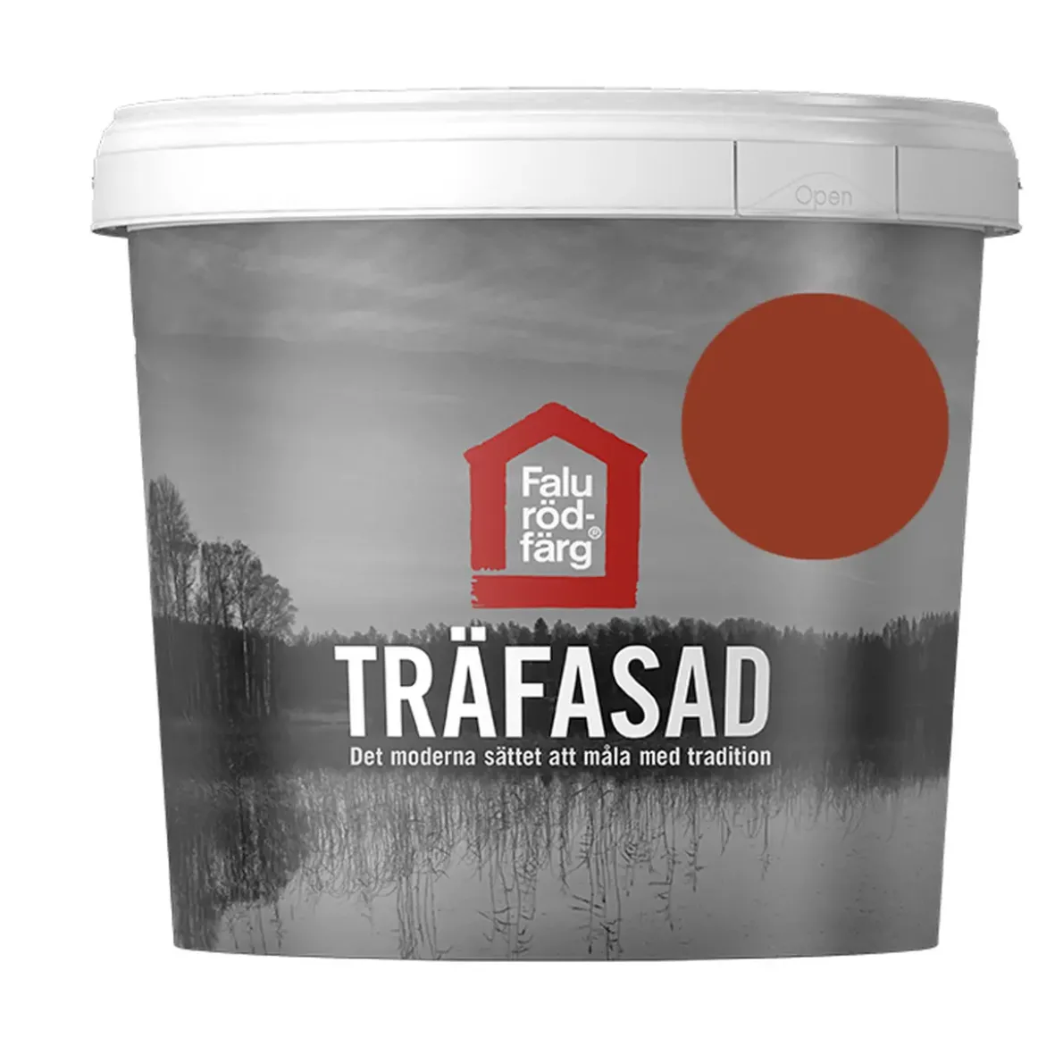 FALU RÖD TRÄFASAD LJUSRÖD 1L