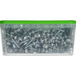 FARMARSKRUV DECOR BS SILVER RAL 9006 TX25 FZB 4,8X35 250ST