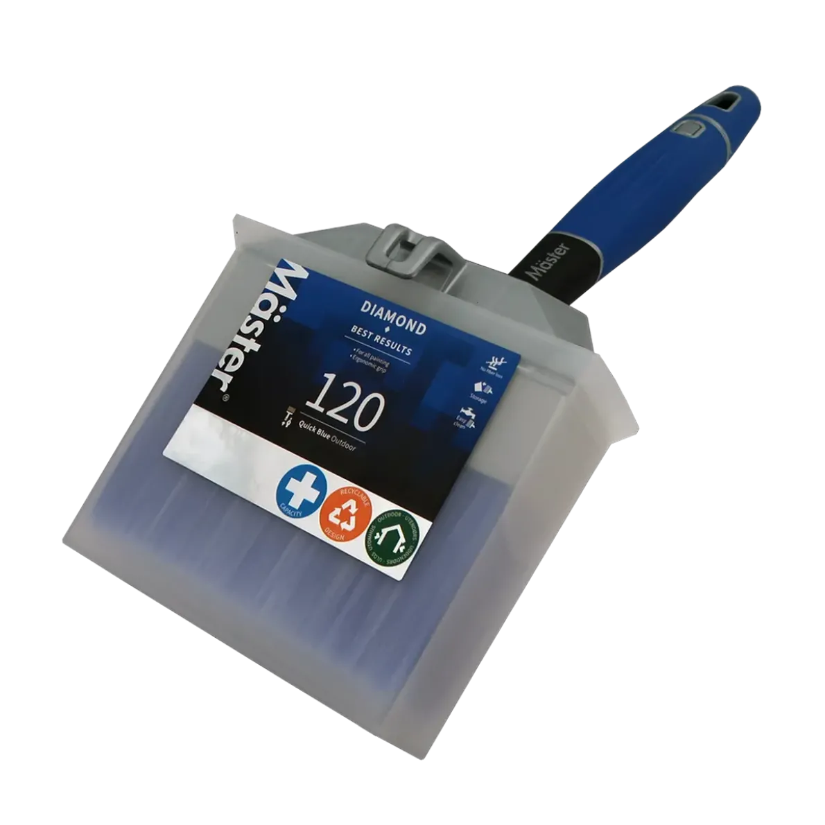 FASADPENSEL VINKLAD DIAMOND QUICK BLUE 120MM