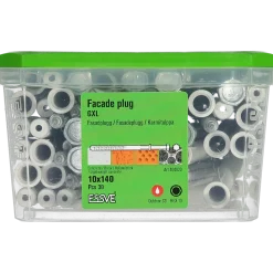 FASADPLUGG GXL HEX HUVUD FZV 10X140 30ST