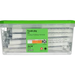 FASADPLUGG GXL HEX HUVUD FZV 10X140 30ST