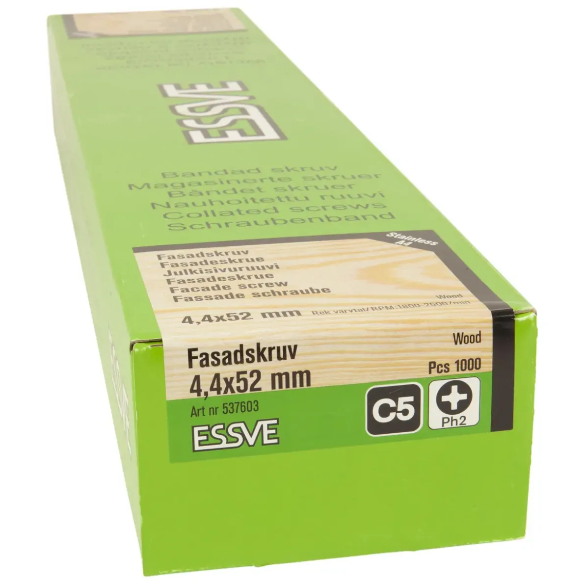 FASADSKRUV BLANK BANDAD RFR SYRAFAST A4 4,4X52 1000ST