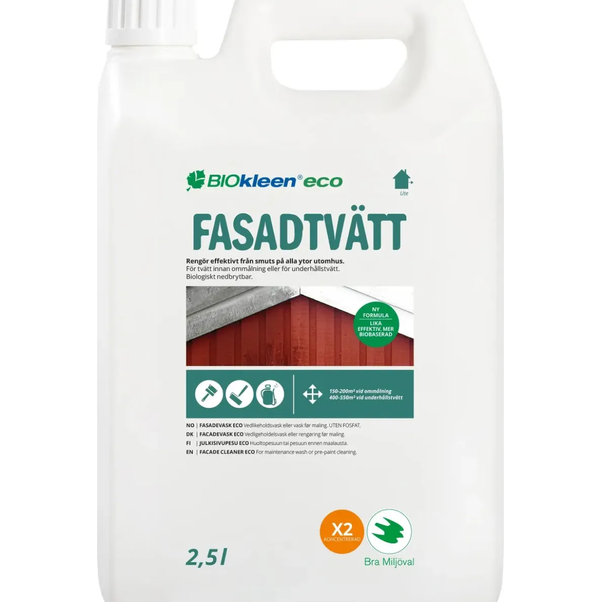 FASADTVÄTT ECO 2,5L