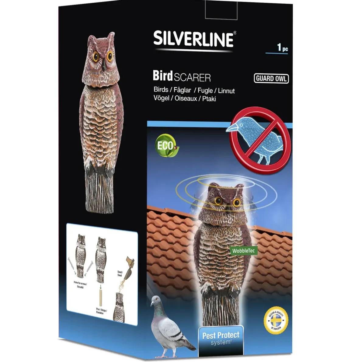 FÅGELSKRÄMMA GUARD OWL UGGLA