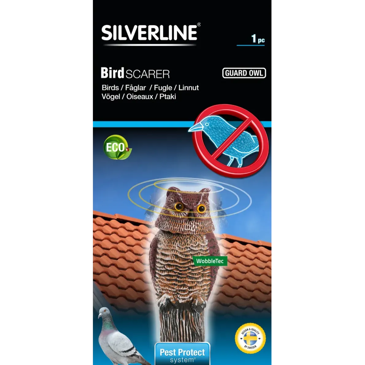 FÅGELSKRÄMMA GUARD OWL UGGLA