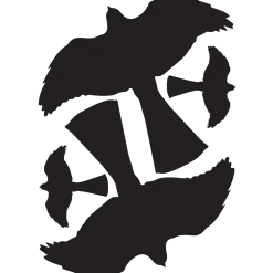 FÅGELSKRÄMMA SILUETT SHADOW (2+2 ST )