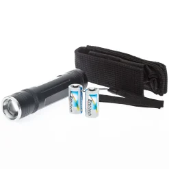 FICKLAMPA VIKING 10W METALL SV 115X28MM