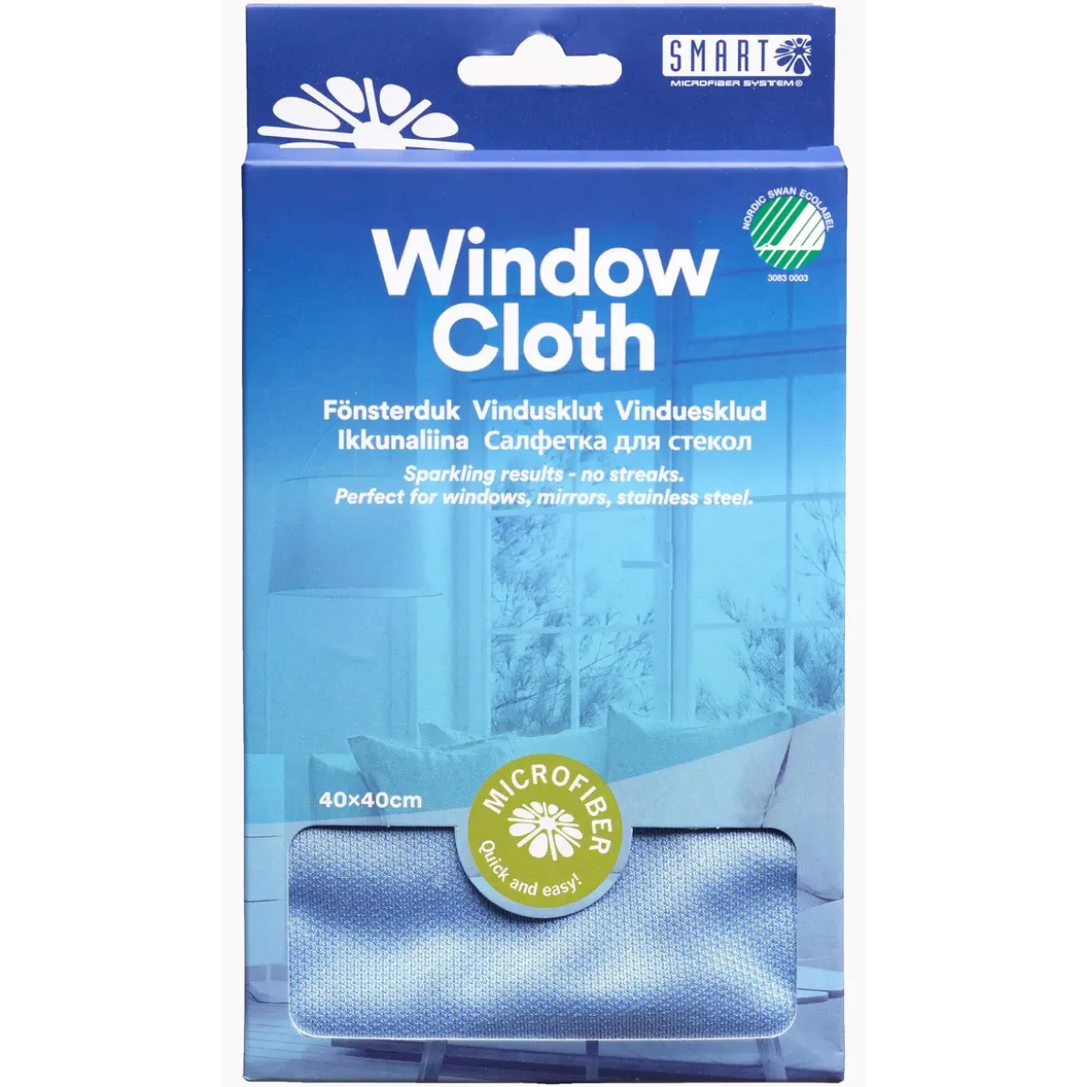 FÖNSTERDUK 40X40CMMICROFIBER