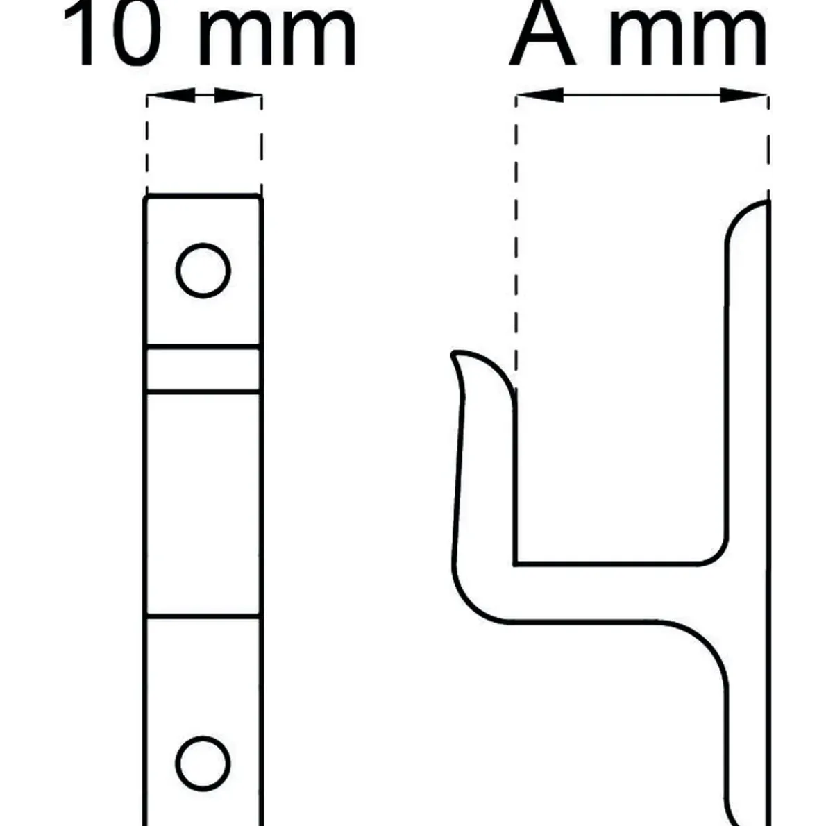 FÖNSTERVREDSHAKE 7 NICKEL 25MM