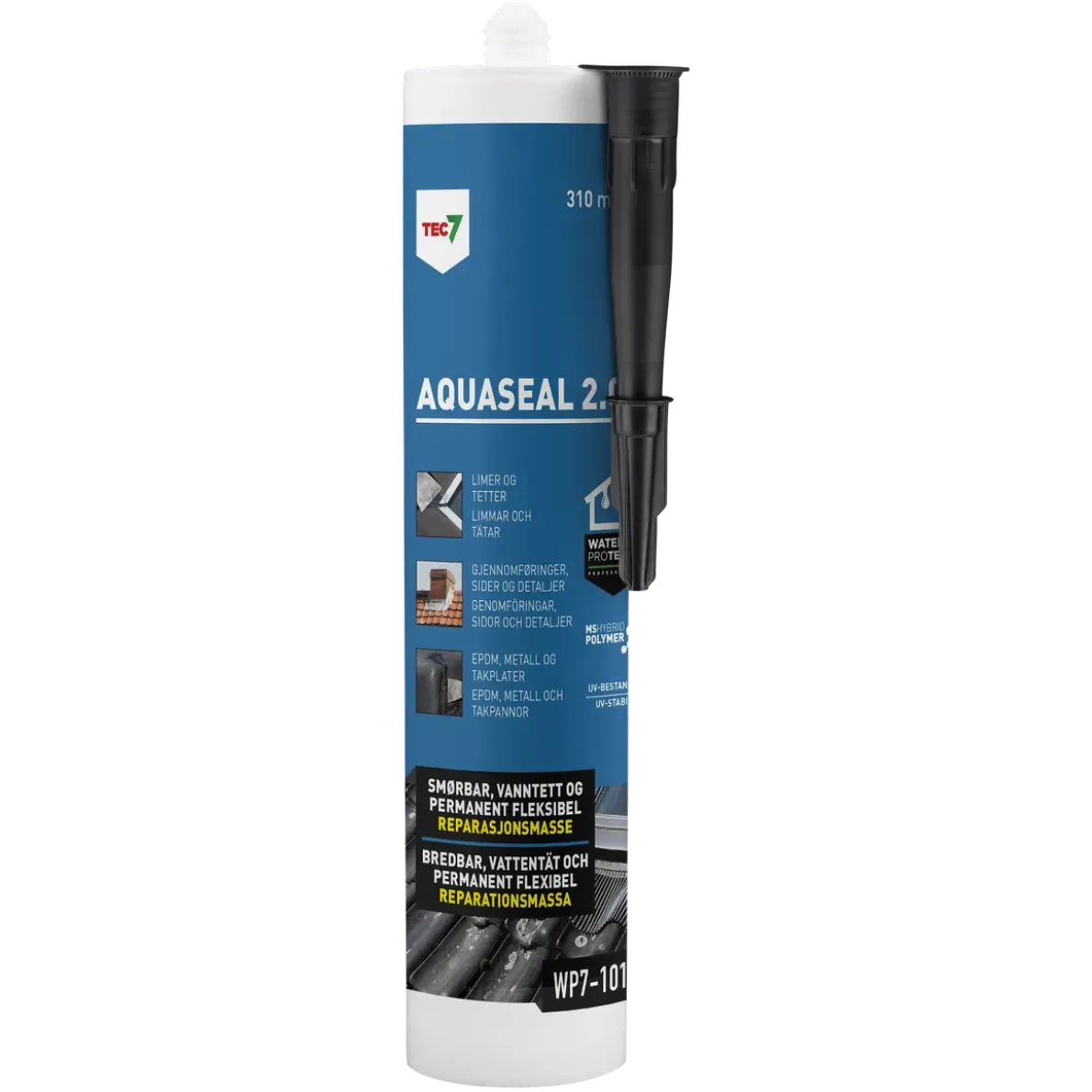FOGMASSA AQUASEAL 2.0 SVART 310ML