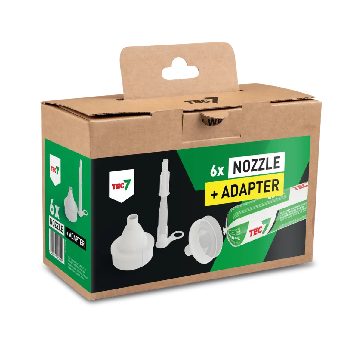 FOGPIP NOZZLE & ADAPTER PAKET VIT 6ST