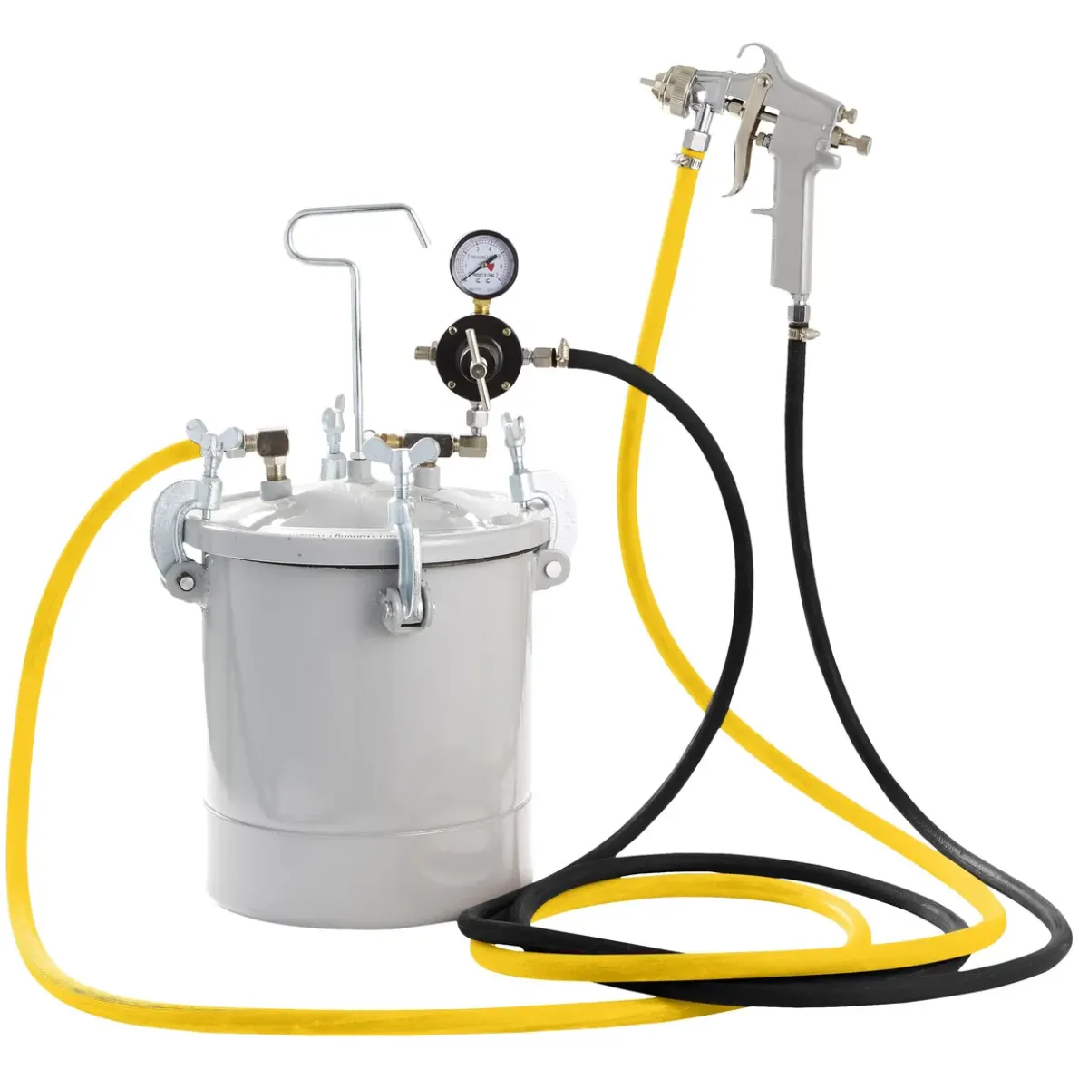 FÄRGSPRUTA TRYCKLUFT MED TANK 9,5L