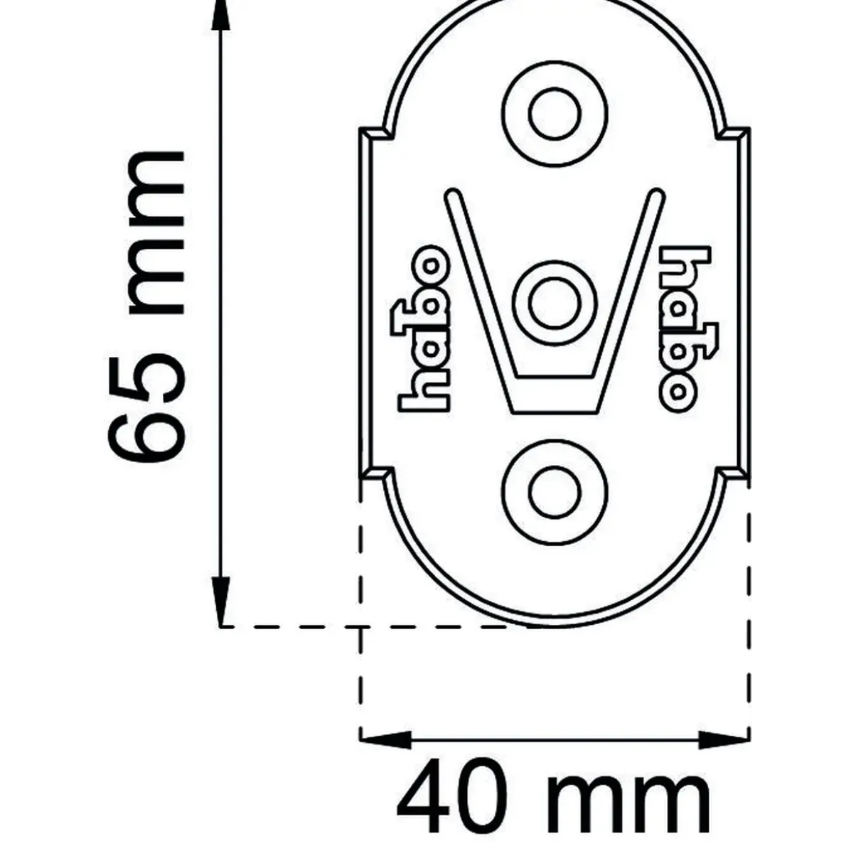 FÄSTBRICKA 1102 VIT 2ST