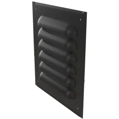 GALLER FLAT STÅL SVART 150X150