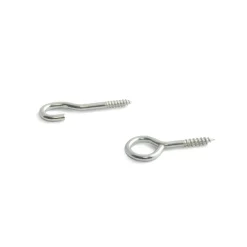 GARDINSPIRALÖGLA+KROK 807 NICKEL 25MM 20ST