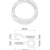 GARDINSPIRAL 1841-5 2M