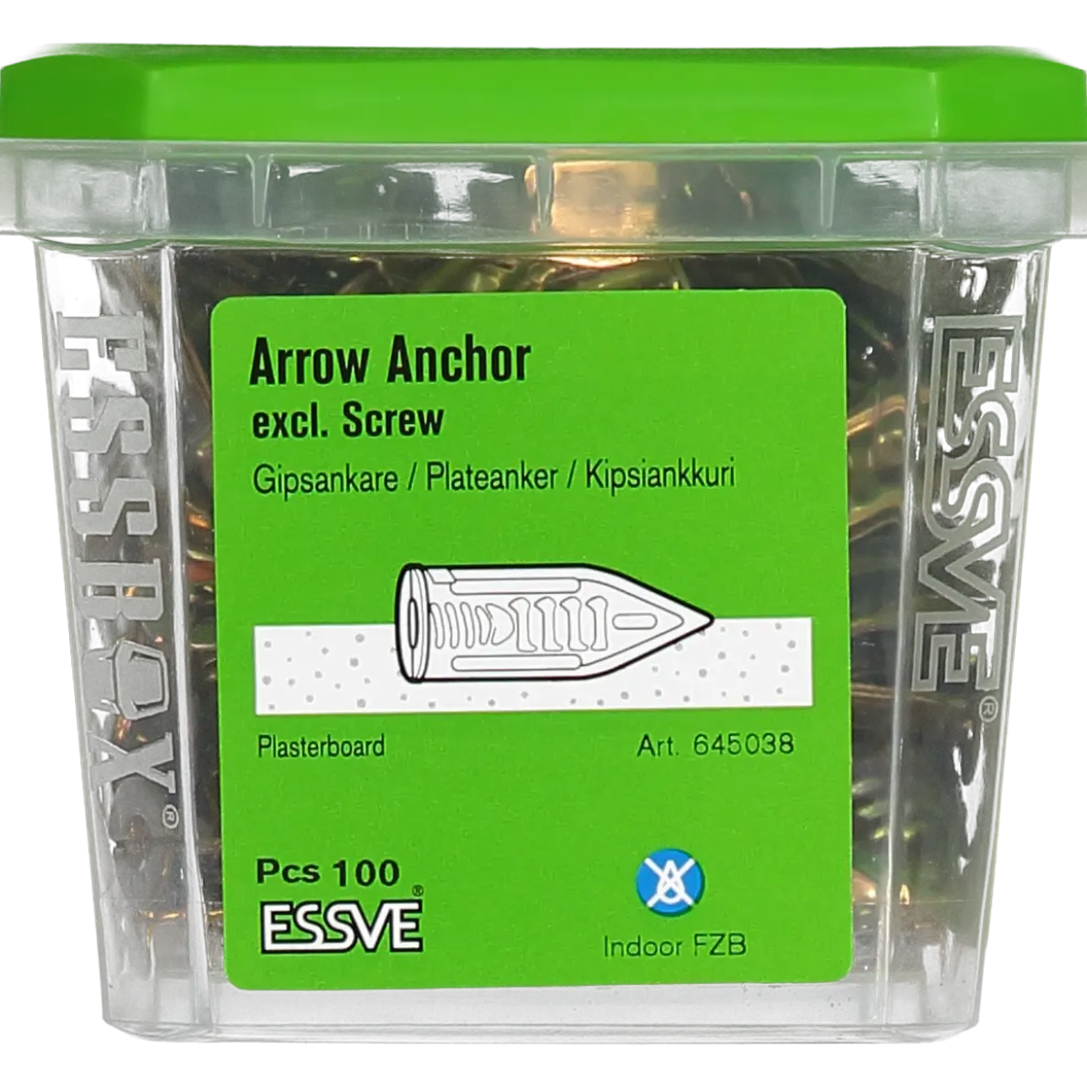 GIPSANKARE ARROW ANCHOR UTAN MEDFÖLJANDE SKRUV 3,5MM 100ST