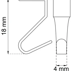 GIPSKROK VIT 26MM 10ST