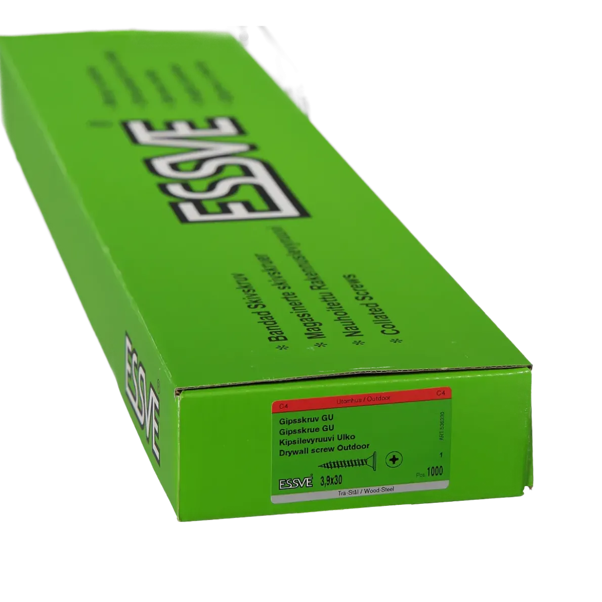 GIPSSKRUV GU BANDAD KOMBI PH2 CORRSEAL 3,9X30 1000ST