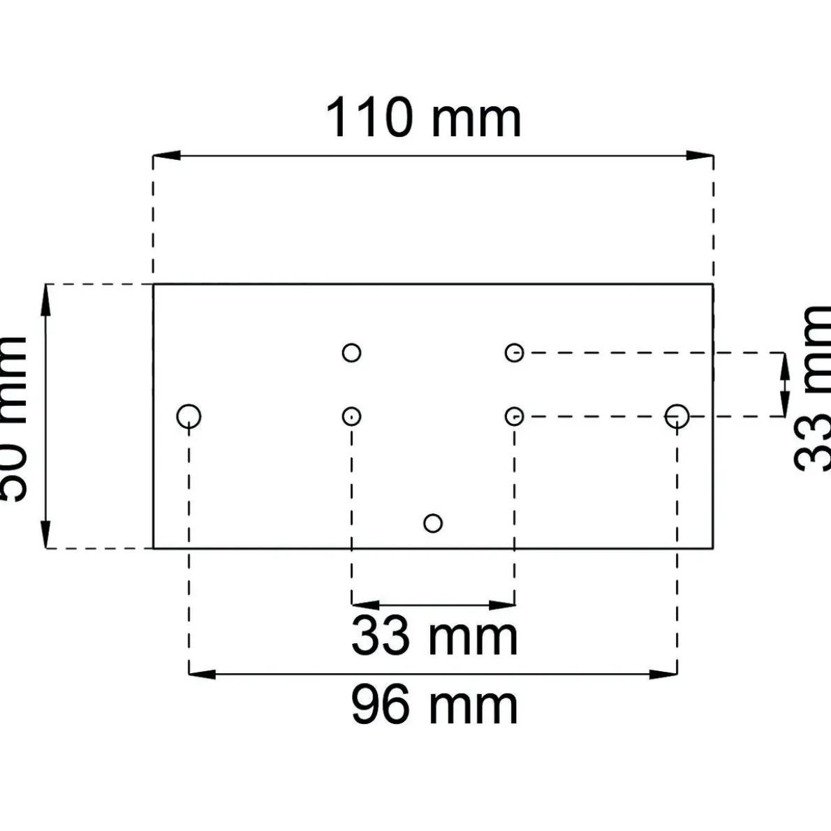 GÅNGJÄRNSFÖRSTÄRKNING STOMME 110X52MM