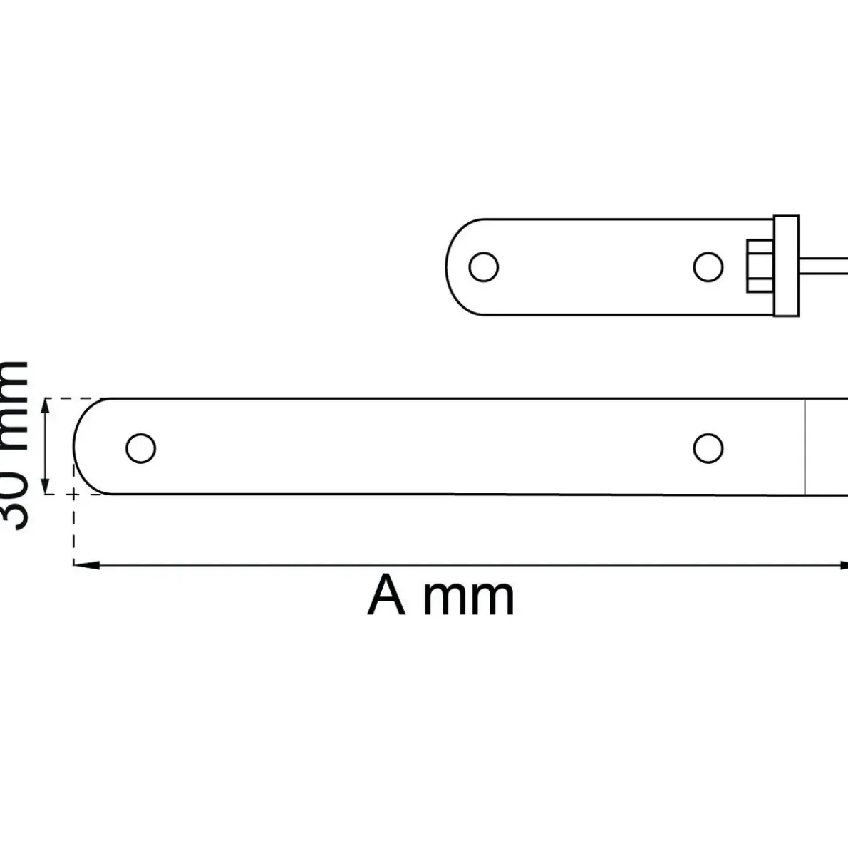 HAKGÅNGJÄRN 212 EFZ 500MM TAPP D12MM