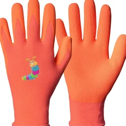HANDSKE TRÄDGÅRD BARN ROSA LATEX STL S