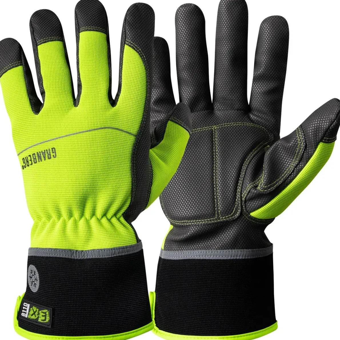 HANDSKE VINTER SYNTET HIGHVIZ STL 9
