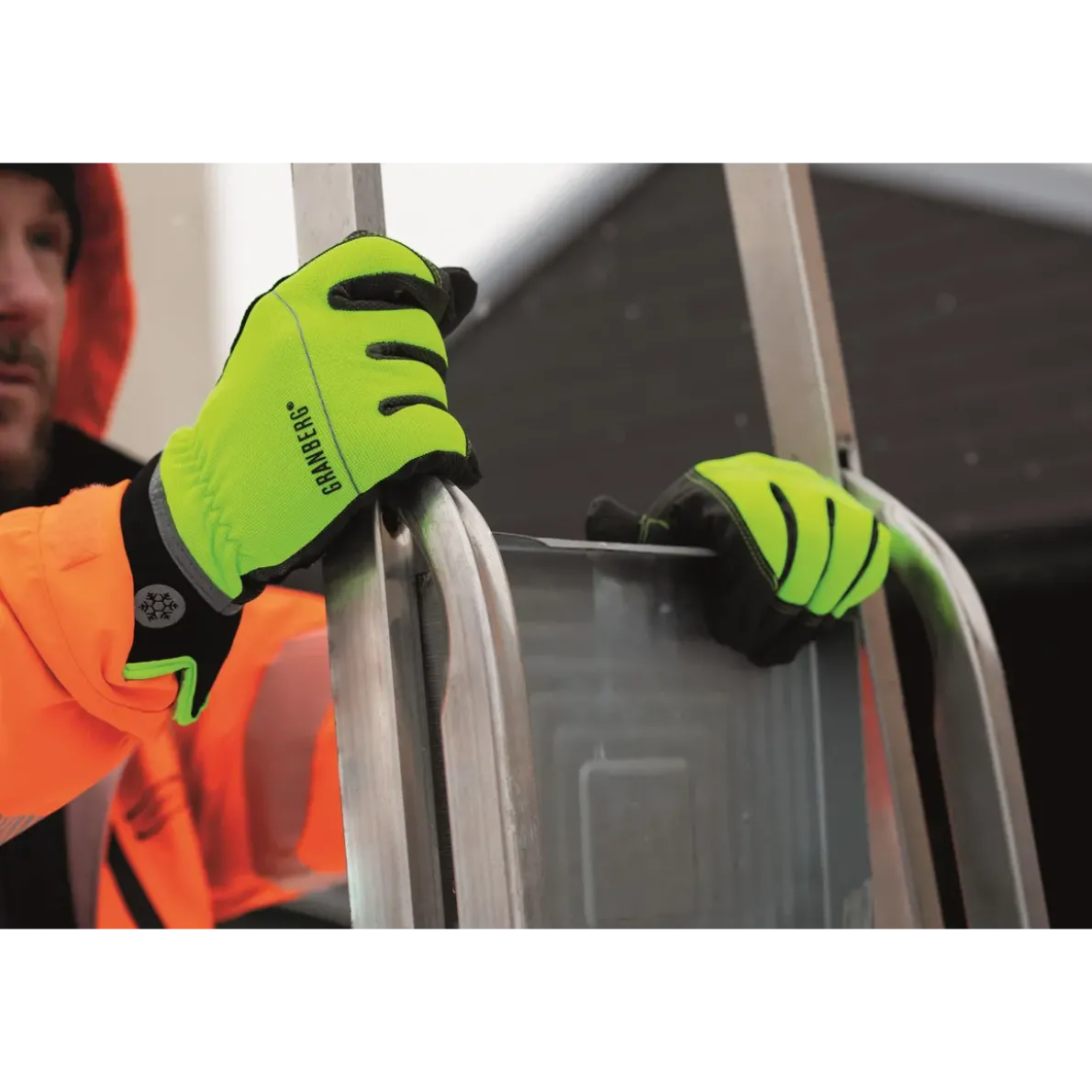 HANDSKE VINTER SYNTET HIGHVIZ STL 9