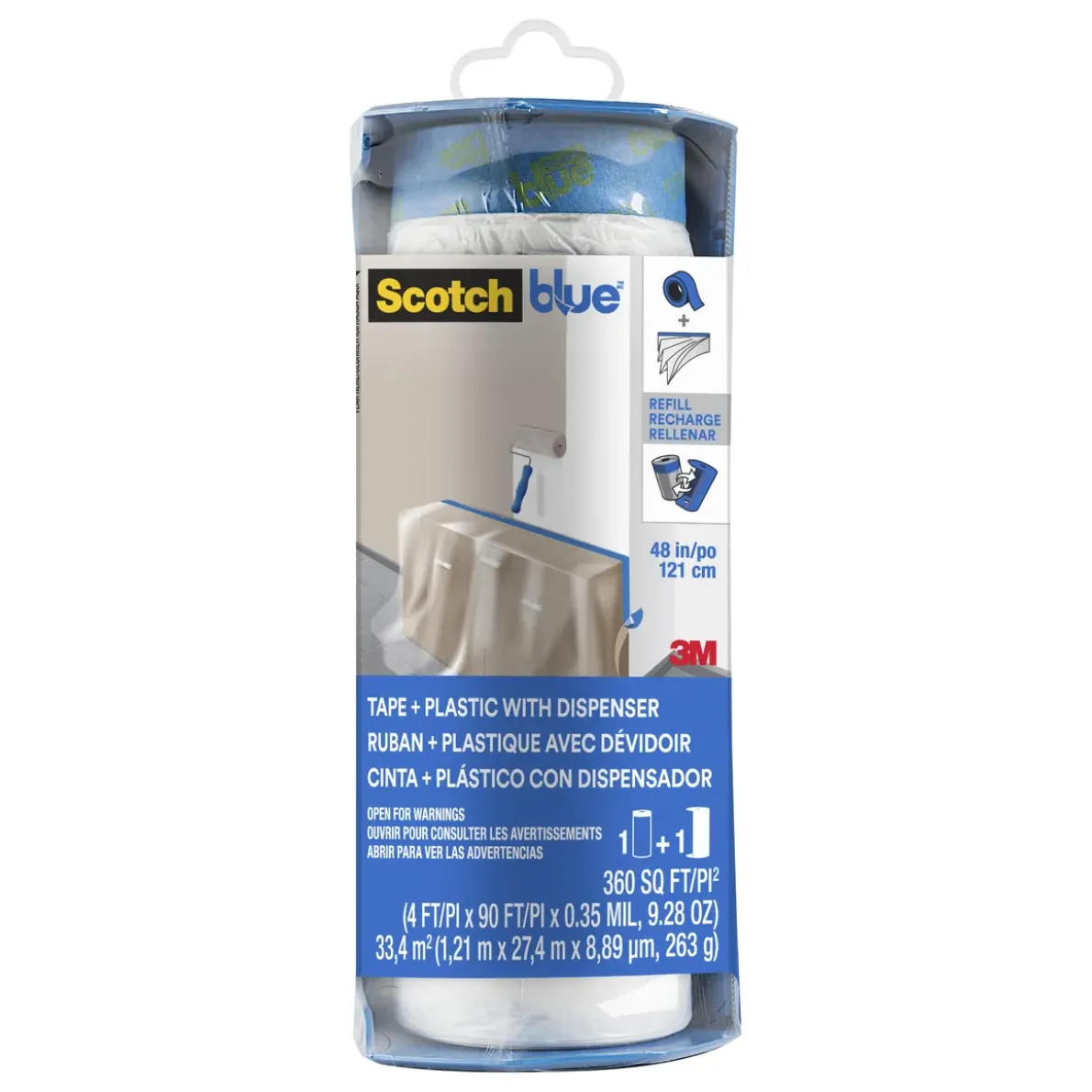 HÅLLARE + PLAST PTD2093EL-48-S FÖRTEJPAD 1,21X27,4M
