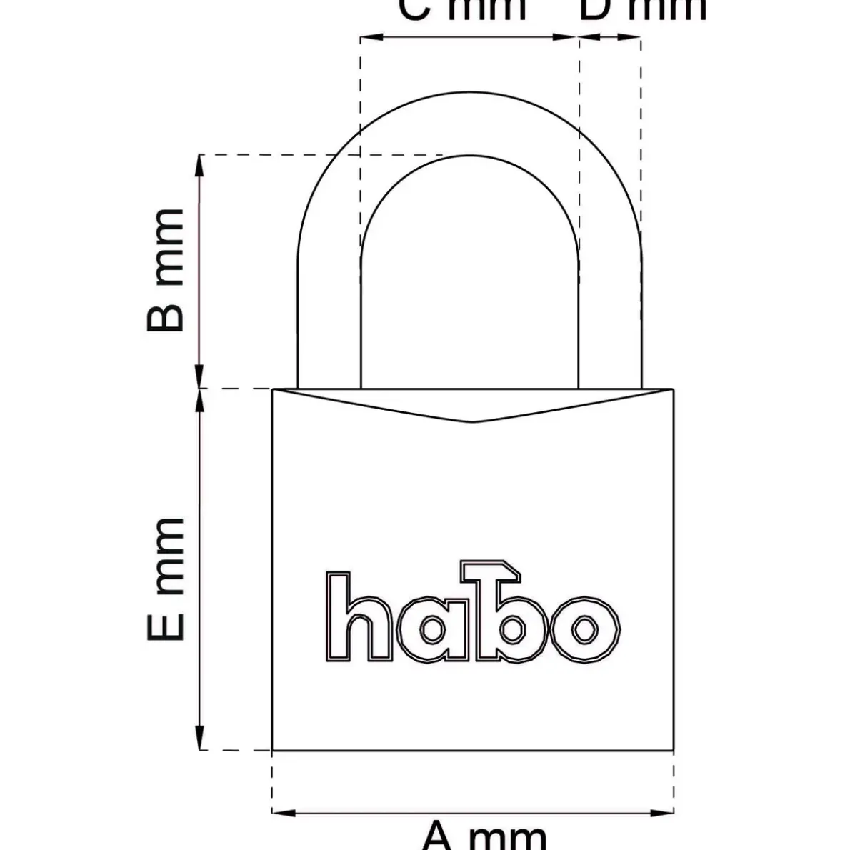 HÄNGLÅS 402-30 MÄSS