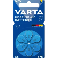 HÖRAPPARATSBATTERI 675